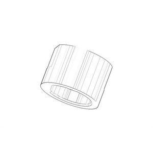 Bevestiging v. uittrekbare uitloop 3/4" chr