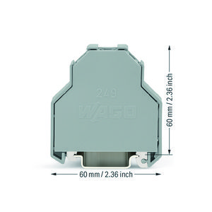 Schroefloze eindklem 14mm rail 35x15+35x7,5 249-197 VVE=10