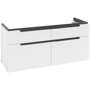 Subway 2.0 wastafelonderbouw 1287x590x449mm white mat 4x