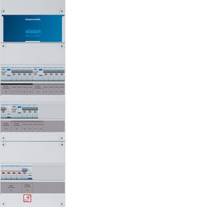 11-groepenverdeler HS 3x ALS 63A +PV HACO 16A/300mA +HACO 3f