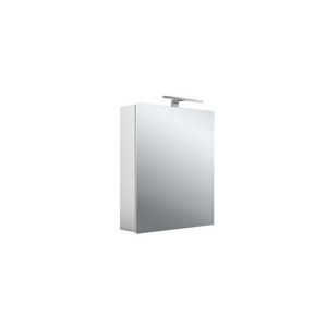Spiegelkast MEE 600mm 1 deur H=700/746mm incl. opbouw LED-lamp