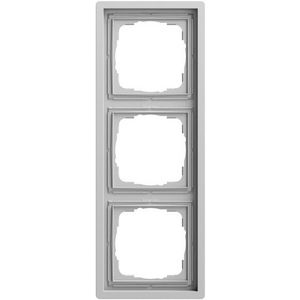Afdekraam 3-voudig Gira F100 gris m(gel.)