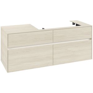 Wastafelonderkast Collaro 1400x548x500mm White Oak C090B0AA
