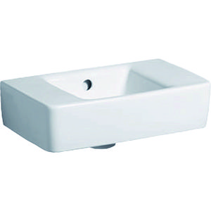 Renova Plan fontein 40x25cm zonder kraangat met overloop wit