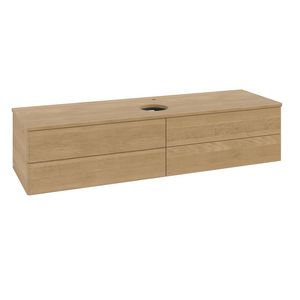Wastafelonderkast Antao 1600x360x500mm Honey Oak K25051HN
