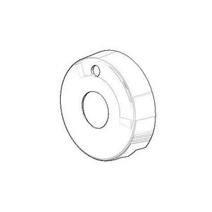 Rozet v. afvoer- en overloopgarnituur chr