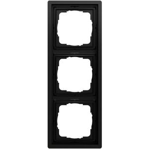 Afdekraam 3-voudig Gira F100 zwart m(gel.)