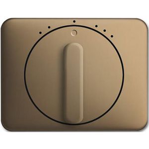 Centraalplaat + greep voor 2711U a-brons (1740 DRL-21)