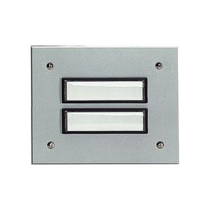 Etageplaat Aluminium inbouw 2-voudig weersbestendig