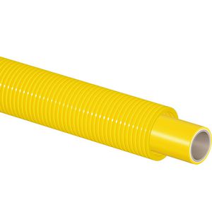 Rol a 50m meerlagenbuis geel SAC Gas 25x2,5mm + mantelbuis