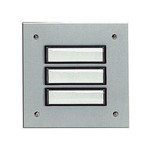 Etageplaat Aluminium inbouw 3-voudig weersbestendig