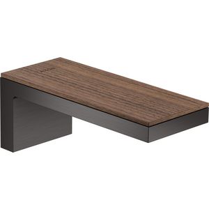 AXOR MyEdition baduitloop z. plaat Brushed Black Chrome