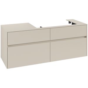 Wastafelonderkast Collaro 1400x548x500mm Cashmere Grey C09000VN