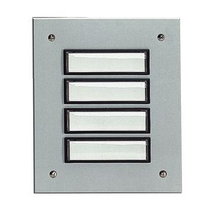 Etageplaat Aluminium inbouw 4-voudig weersbestendig