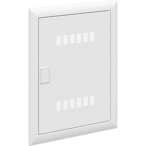 Sierlijst met blinddeur v.v. ventilatie RAL9016 UK62