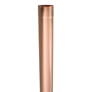 Lengte a 2mtr. koperen HWA buis 100x0,6mm gelast