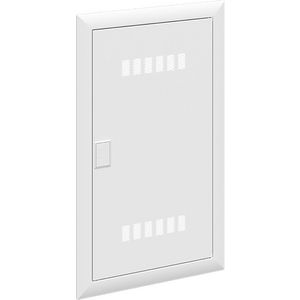 Sierlijst met blinddeur v.v. ventilatie RAL9016 UK63