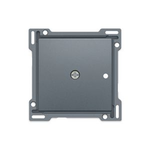 Afwerkingsset 1-kanaals inbouw RF met enkelpolig blue grey