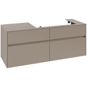 Wastafelonderkast Collaro 1400x548x500mm Taupe C09000VM