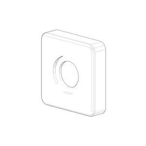 Rozet 78x78x18mm Mat Wit