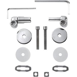 Scharnieren v.urinoirdeksel,softcl. 006139, 002219, Chroom