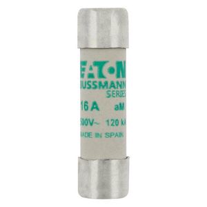 Zekering laagspanning 16A AC 500V 10x38mm aM IEC VVE=10