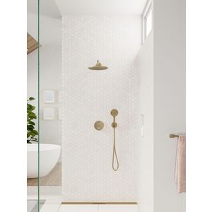 Hoofddouche 280 Croma 1 straalsoort brushed bronze 26220140