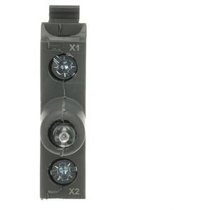 Verlichtingselement met LED blauw bodem montage 230V AC