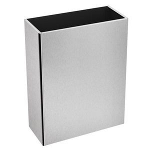 Muurvuilbakje rechthoekig 38L RVS 304 mat (ex 0010890000)
