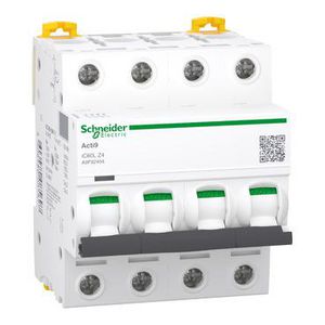 Installatieautomaat 4-polig In= 4A Z-karakteristiek iC60L