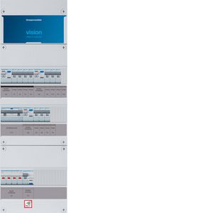 10-groepenverd. HS 3x ALS 63A+PV HACO 16A/300mA+3f HACO 3f