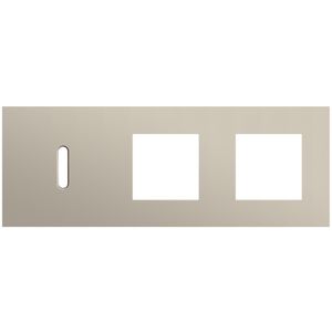 Afdekplaat 3-voud horiz. 71mm centerafst. 166-56705