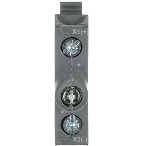 Verlichtingselement met LED groen bodem montage 12V DC