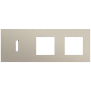 Afdekplaat 3-voud horiz. 71mm centerafst. 166-56705