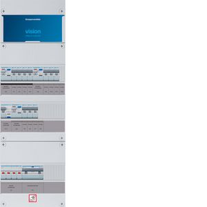 10-groepenverd. HS 3x ALS 63A+3f PV HACO 16A/300mA+HACO 3f