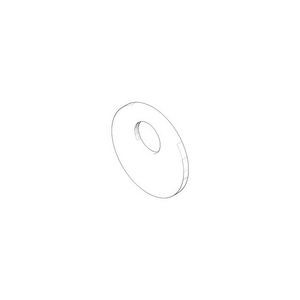 Rozet v. douchegarnituren 150x10mm Champagne (22kt Goud)