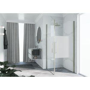 Hoekin. Young Plus 2G 101 VeR101-103Cm Satin Motief Rvs-Look