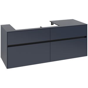 Wastafelonderkast Collaro 1400x548x500mm Marine Blue C089B0VQ