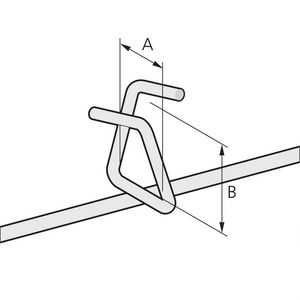 Buigzame kabelgeleider RVS V4A met geleidingsringen 12x12mm