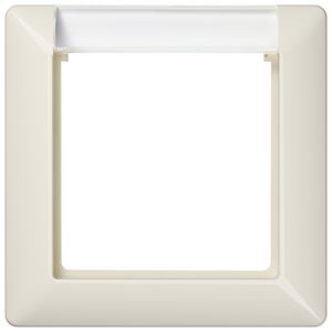 Afdekraam 1-voudig slagvast wit m.venst. AS500