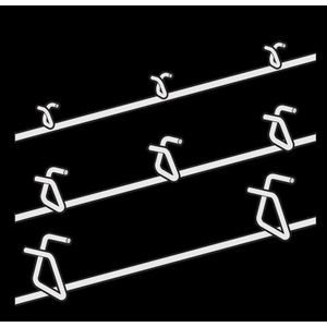 Buigzame kabelgeleider RVS V4A met geleidingsringen 12x12mm