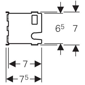 GIS montageplaat 248mm