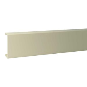 Lengte a 2m. Plintgoot K40 sym afdekprof. creme VVE=10