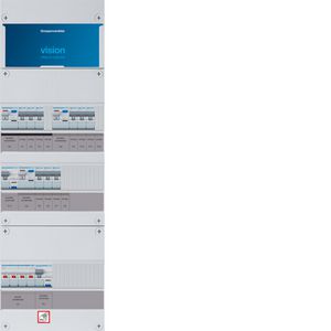 9-groepenverdeler HS 3x ALS 63A +PV HACO 16A/300mA +HACO 3f