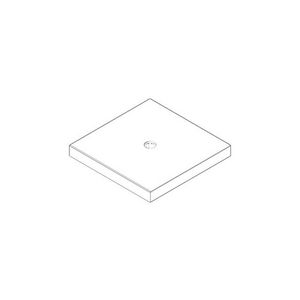 Rozet 80x80x9mm chr 092778037-00