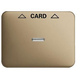 Centraalplaat afdekking v card-Schakelaar a-brons (1792-21-101)
