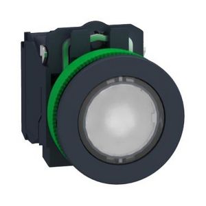 FLUSH WHITE CAP IPB LED 230 1NO 1NC SCR