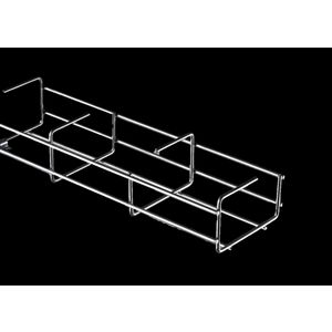 Draadgoot Z-vorm B53mm/H53mm/L2506mm staal verzinkt
