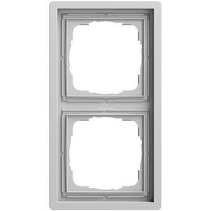 Afdekraam 2-voudig Gira F100 gris m(gel.)