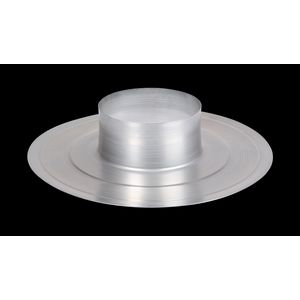 Plakplaat ALU tbv Ø200mm buis TQ-AIR HRV (heat recovery ventilation) VVE=12